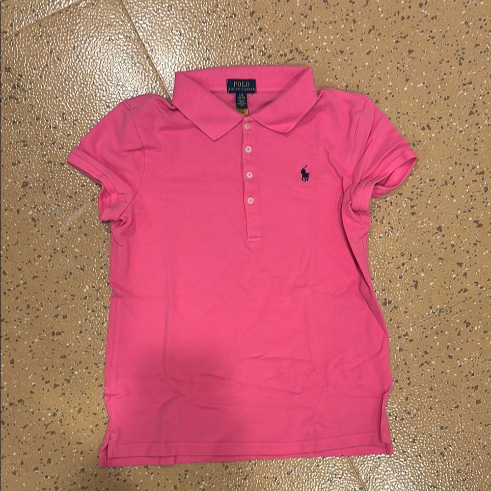 Polo by Ralph Lauren Pink Polo Shirt Classic Design
